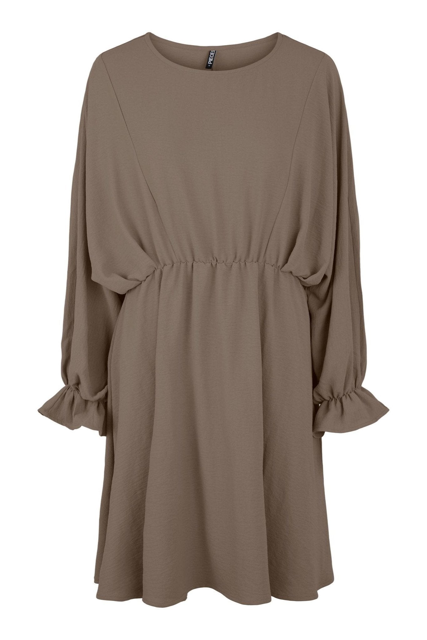 Flore Long Sleeve Kjole - Brun Hot på udsalg