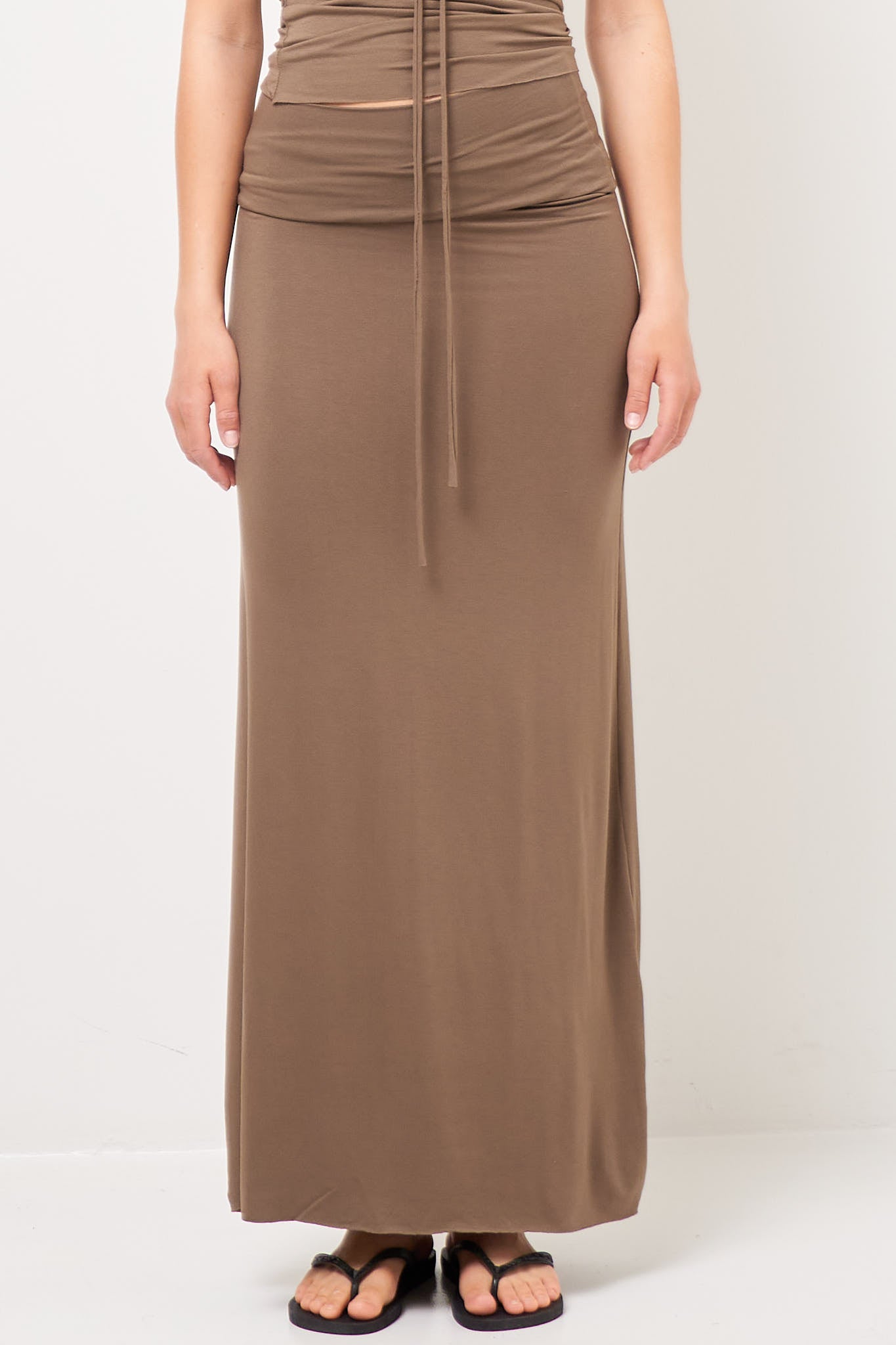 Long Skirt Olive Udsalg