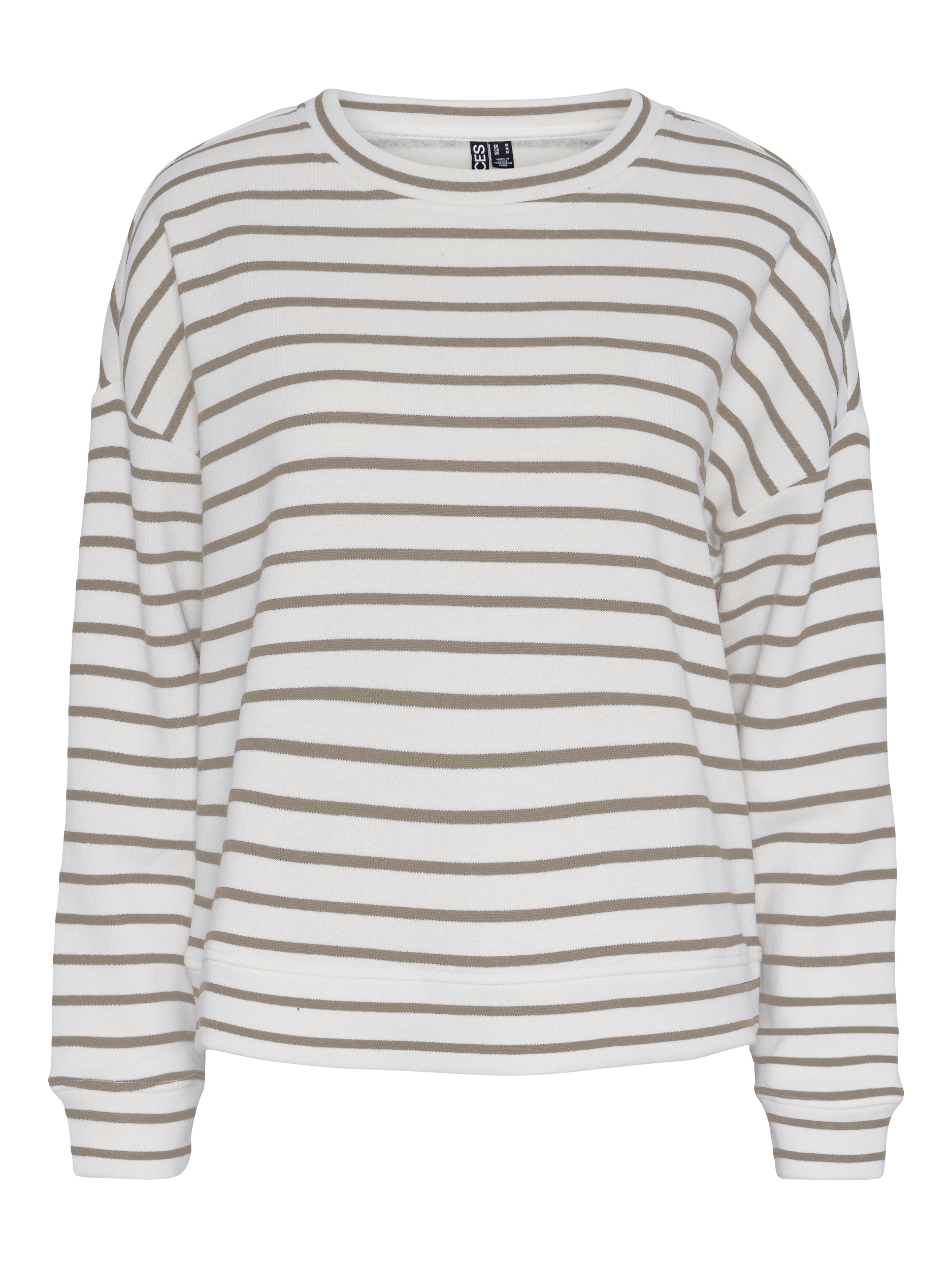 Pieces Chilli Sweatshirt Cloud Dancer/SilverMink NO25