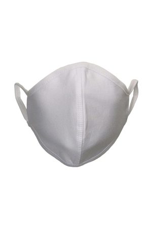 Stofmaske - Hvid (bomuld)
