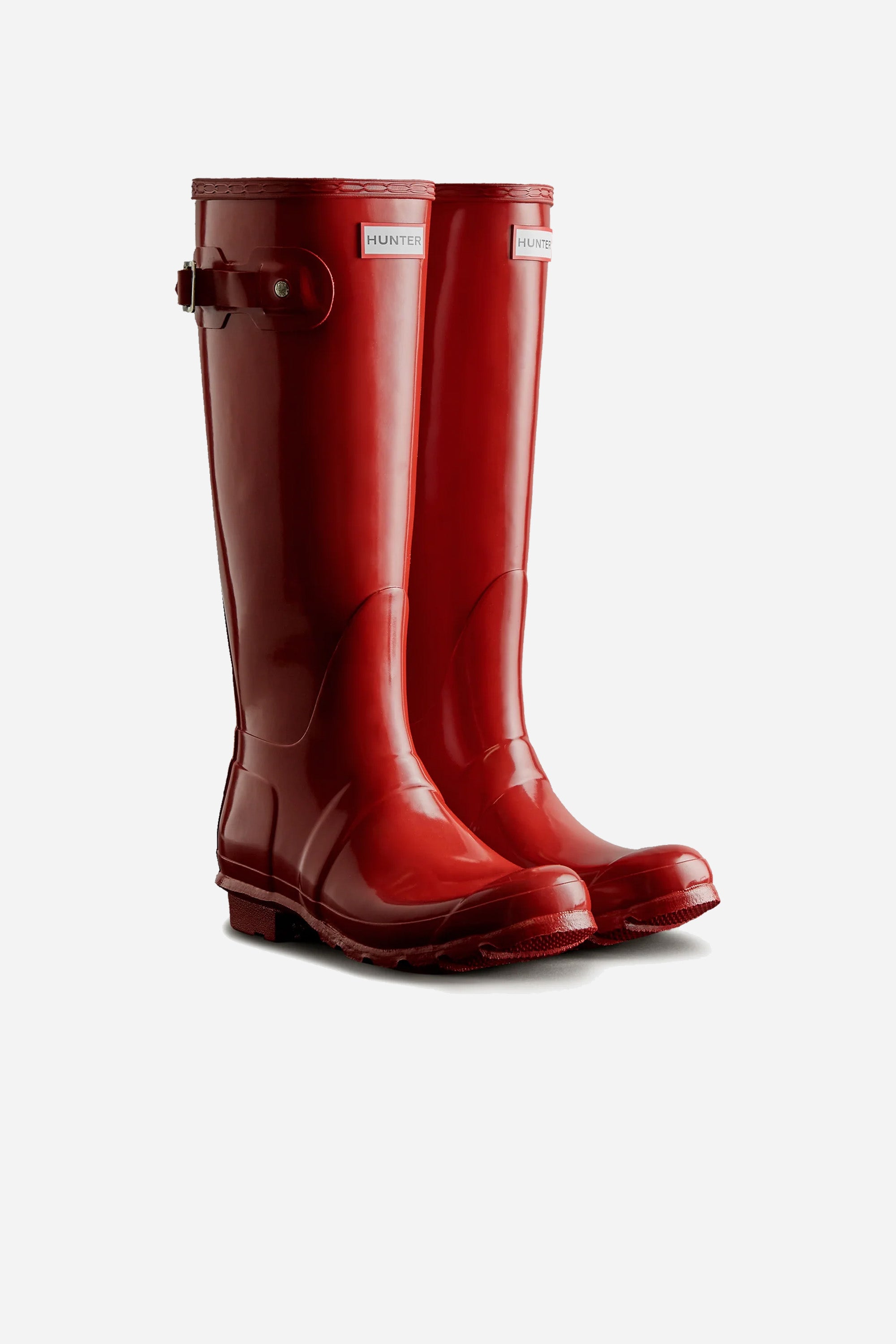 Women's Original Tall Gloss Boots Military Red
