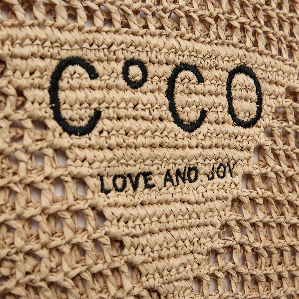 Co'Couture Straw Tote Taske Straw