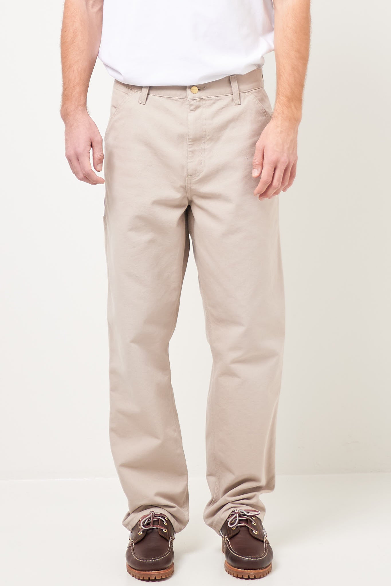 Single Knee Pant Dusky Beige Levere