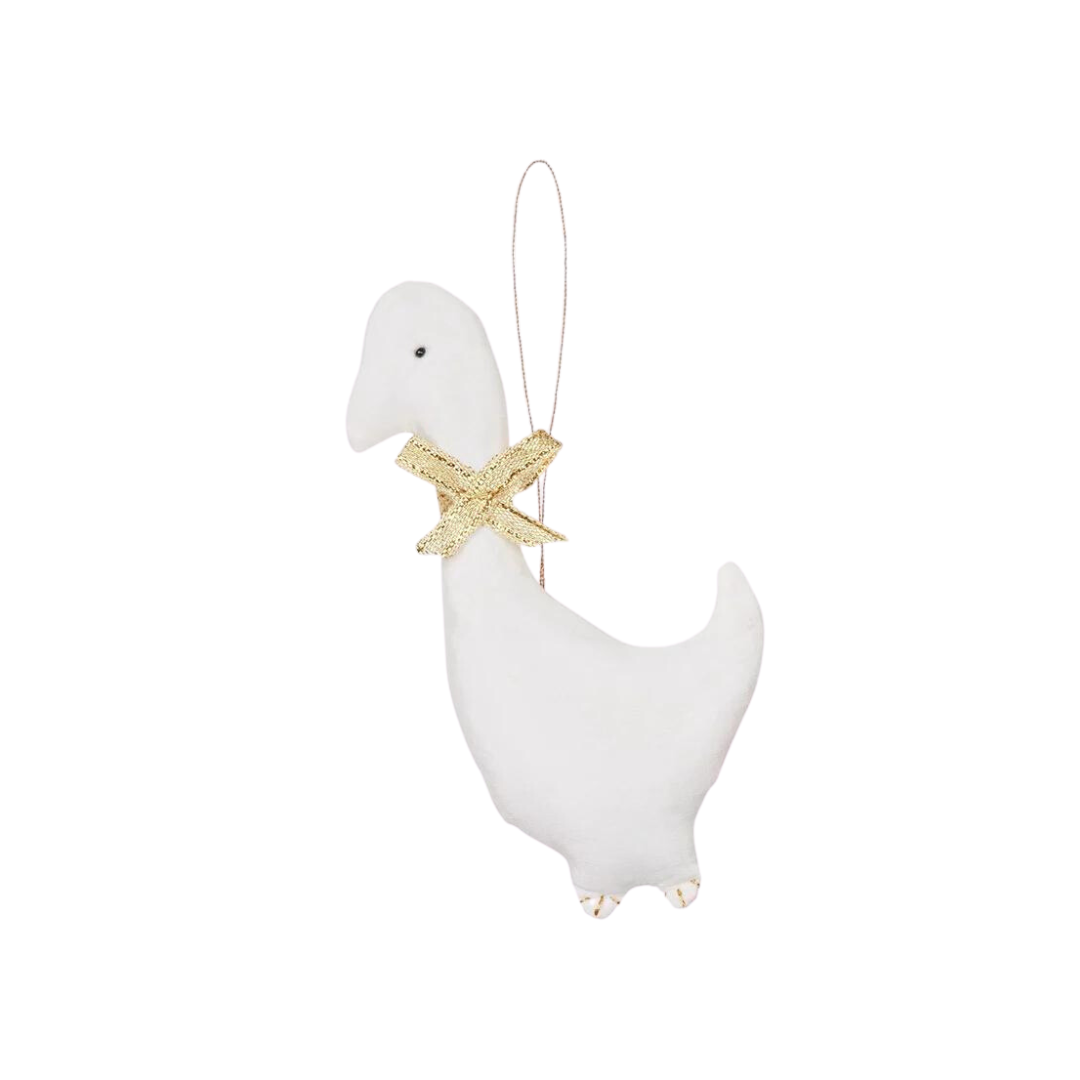 Sissel Edelbo Goose Silk Juleornament Lorek White