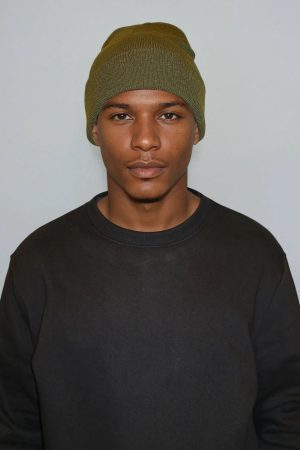 Classic beanie - Armygrøn Online nu