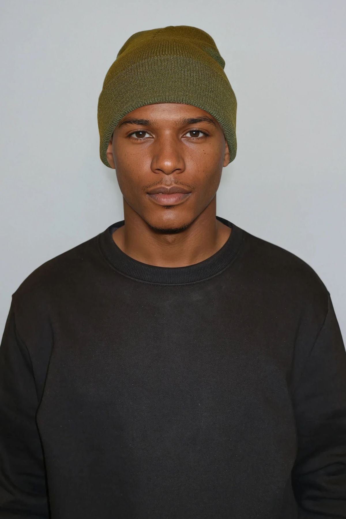 Classic beanie - Armygrøn Online nu
