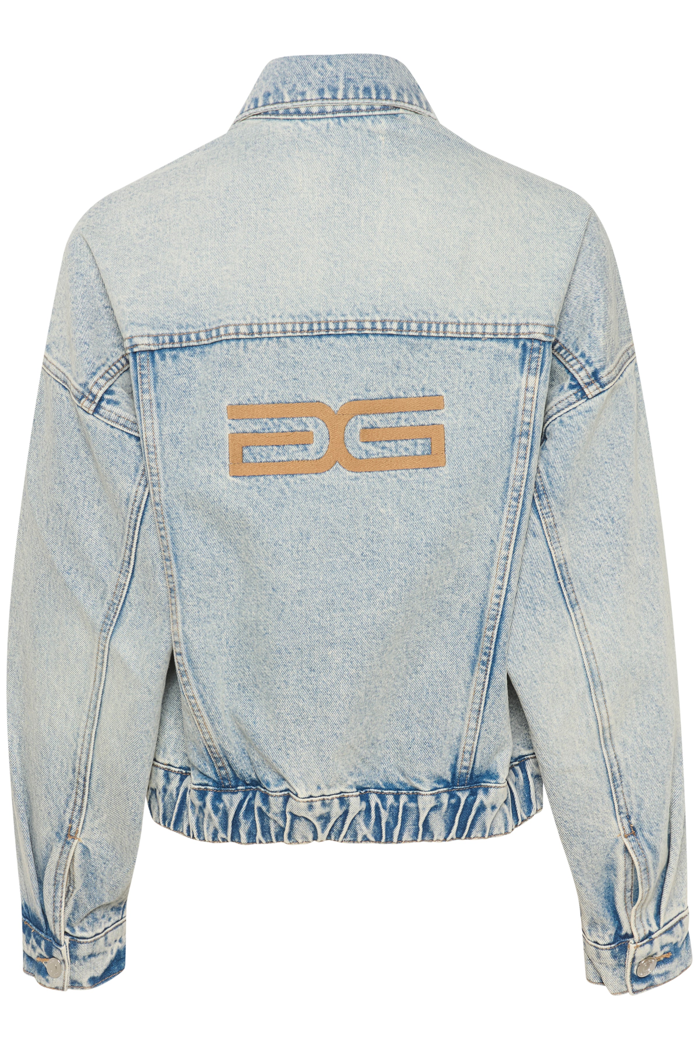 Gestuz Acida Jakke Light Blue Denim Acid Wash
