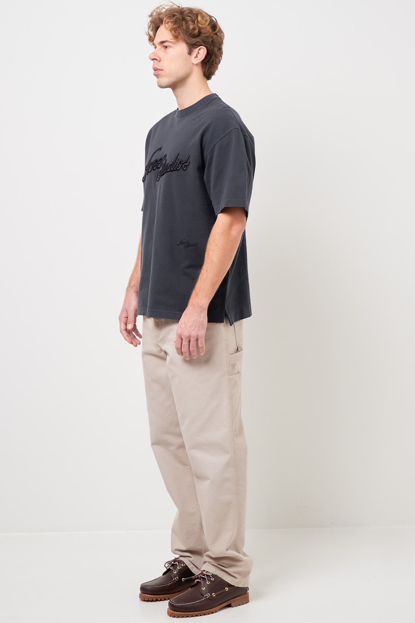 Relaxed Fit Logo T-Shirt Faded Black