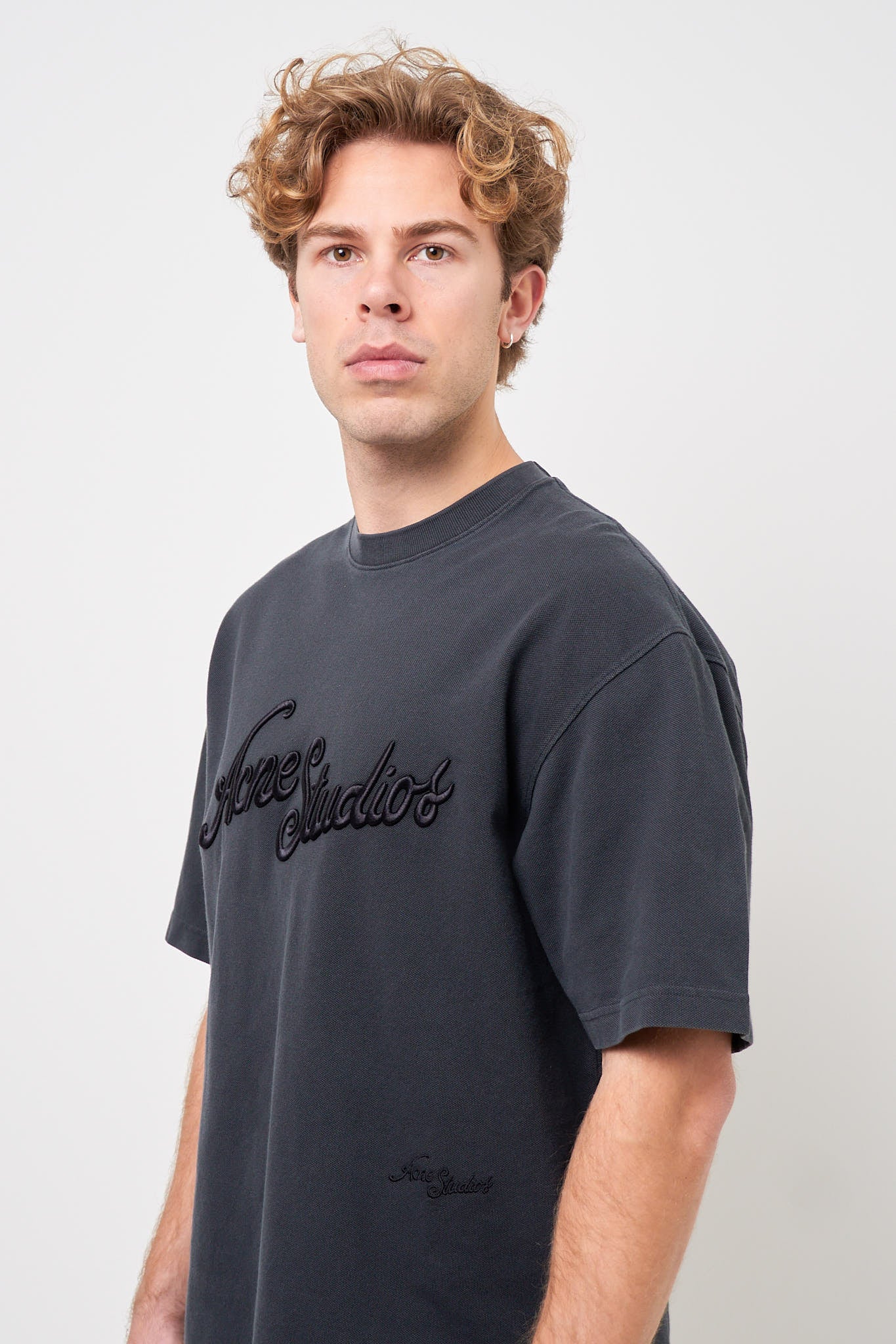 Relaxed Fit Logo T-Shirt Faded Black