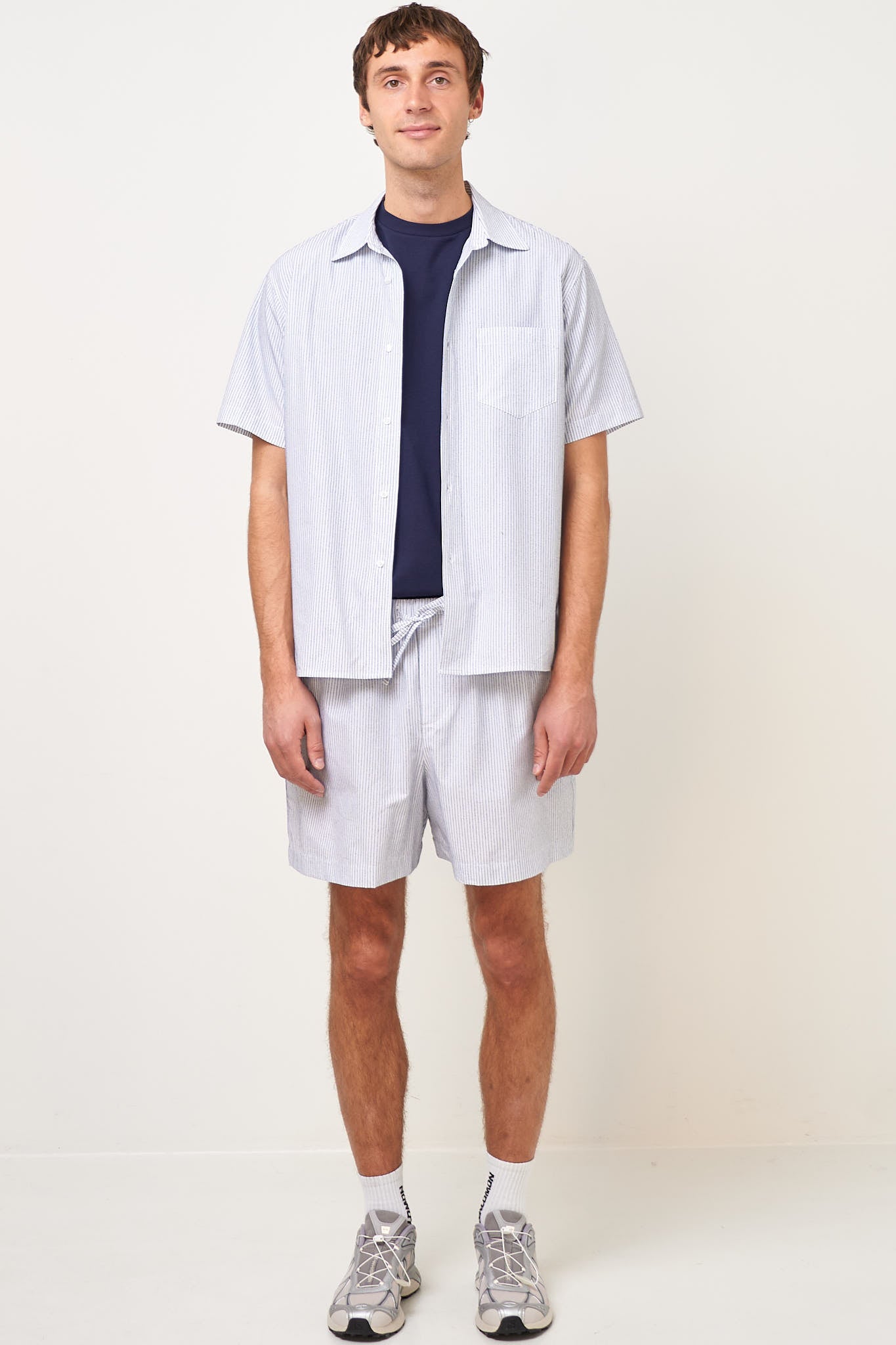 Aga Shorts Blue Stripe Online
