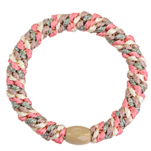 BonDep Kknekki Hårelastik Mix Faded Rose/Dusty Green