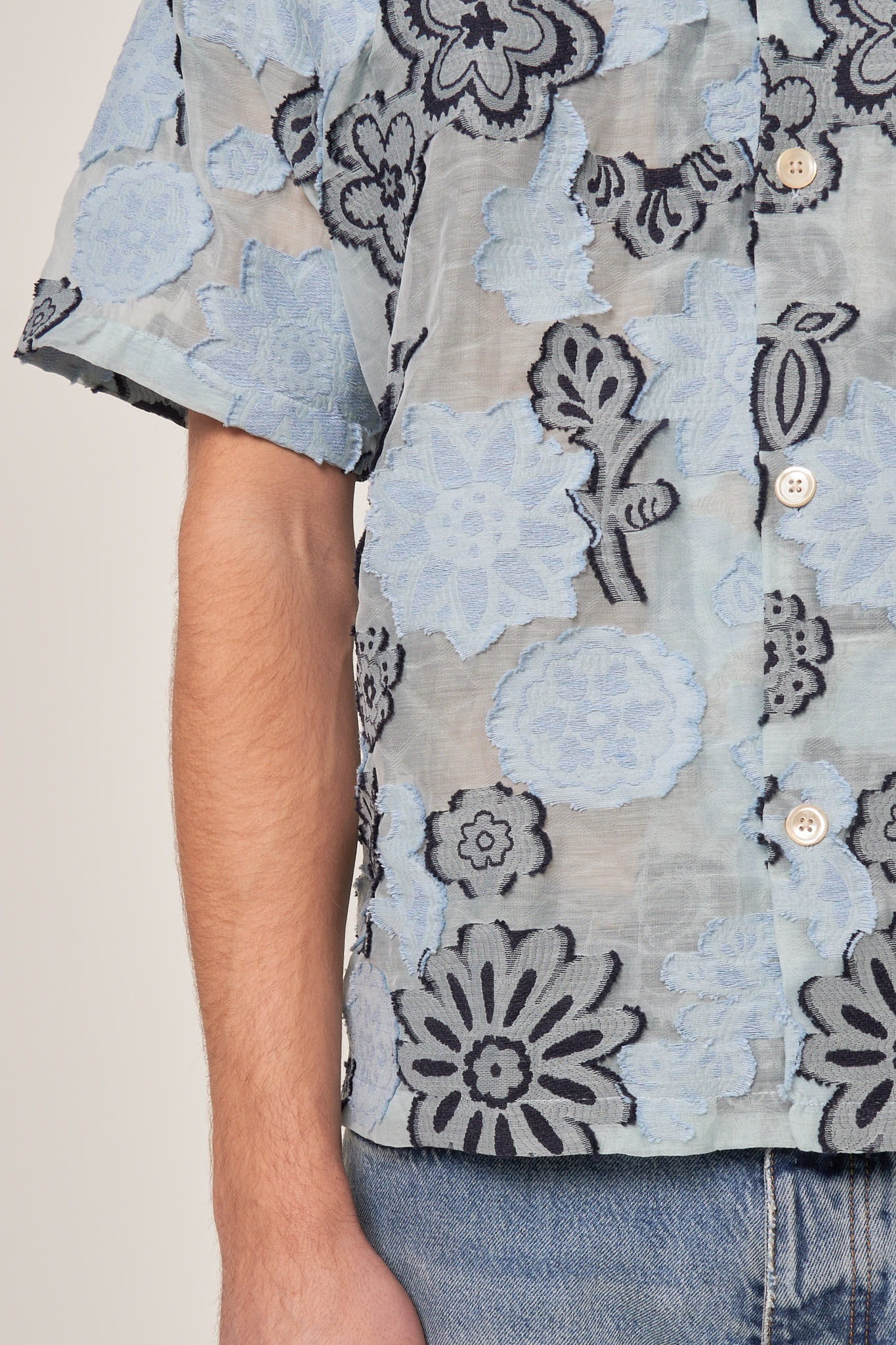 Cayo Shirt SS Light Blue Online nu