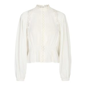 Co'Couture Magna Lace Bluse Off White