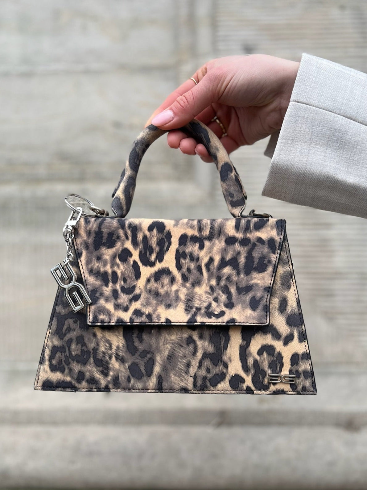 Gestuz Harvey P Taske Leopard Print Leather