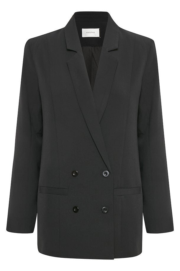 Gestuz Joelle Blazer Black NO25 Online Hot Salg