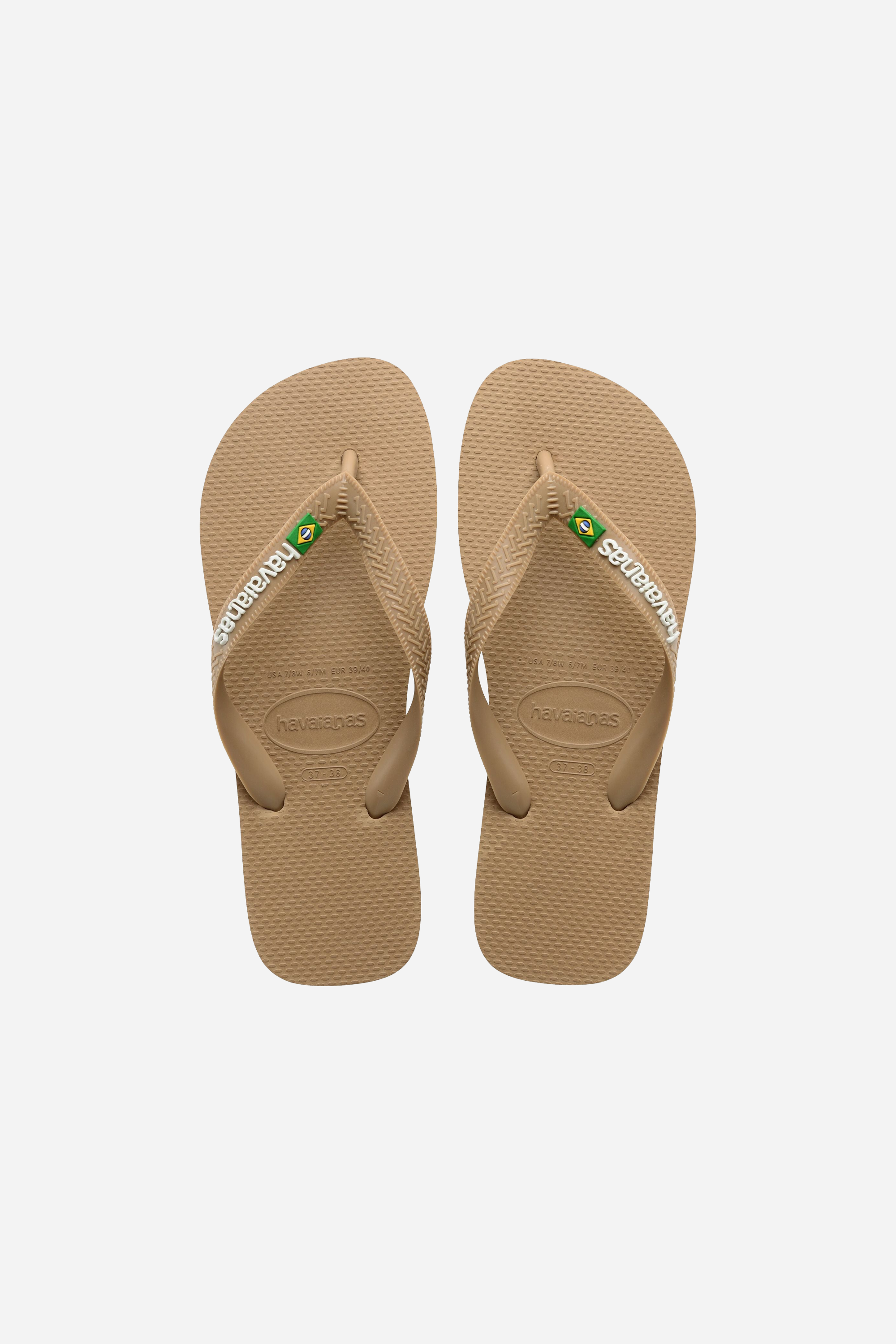 Havaianas Brasil Logo Rose Gold