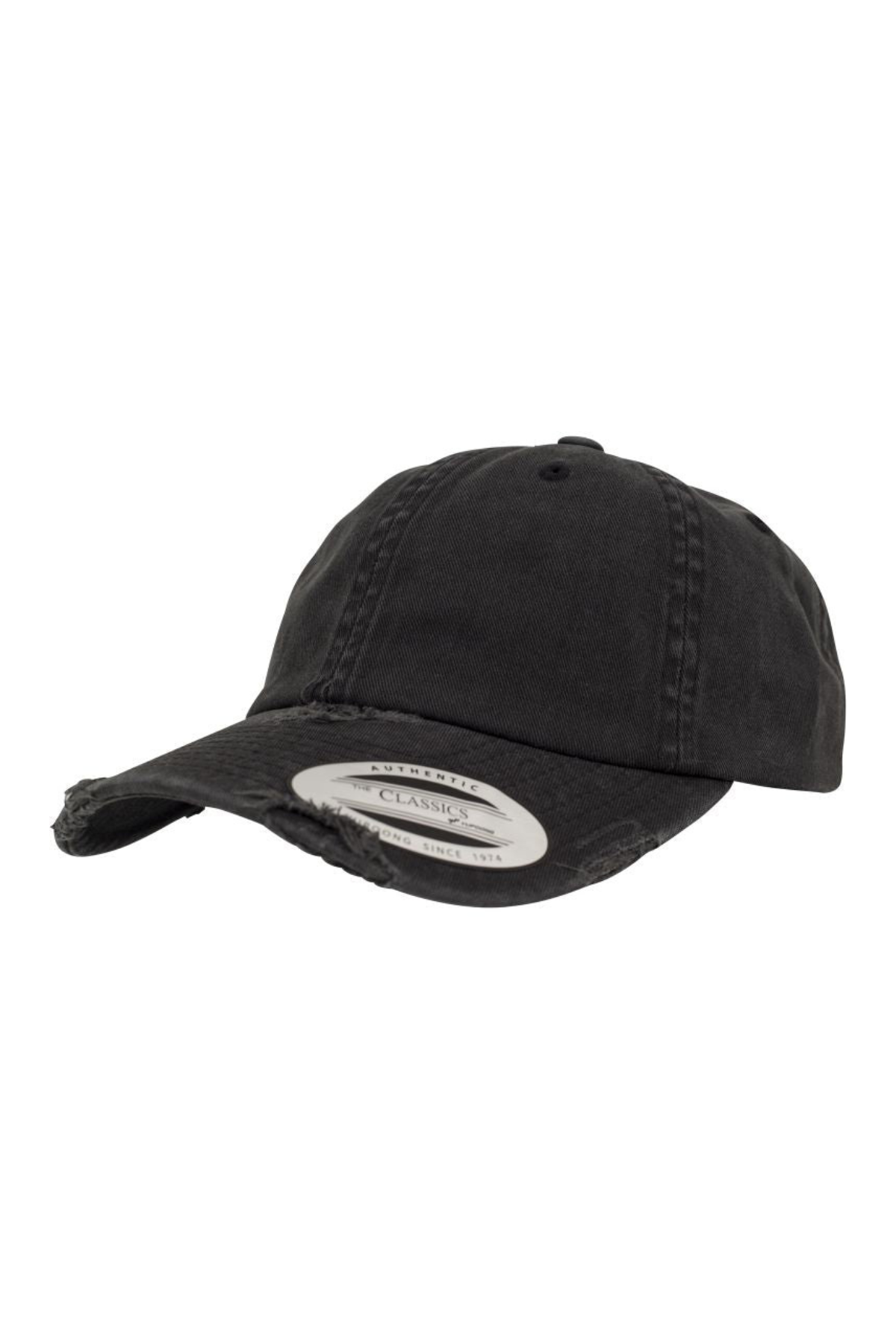 Low Profile Destroyed Cap - Black