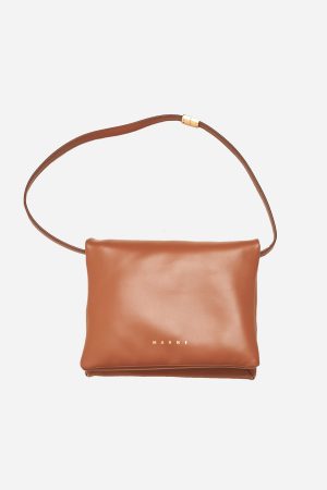Mini Prisma Bag Cognac Hot på udsalg