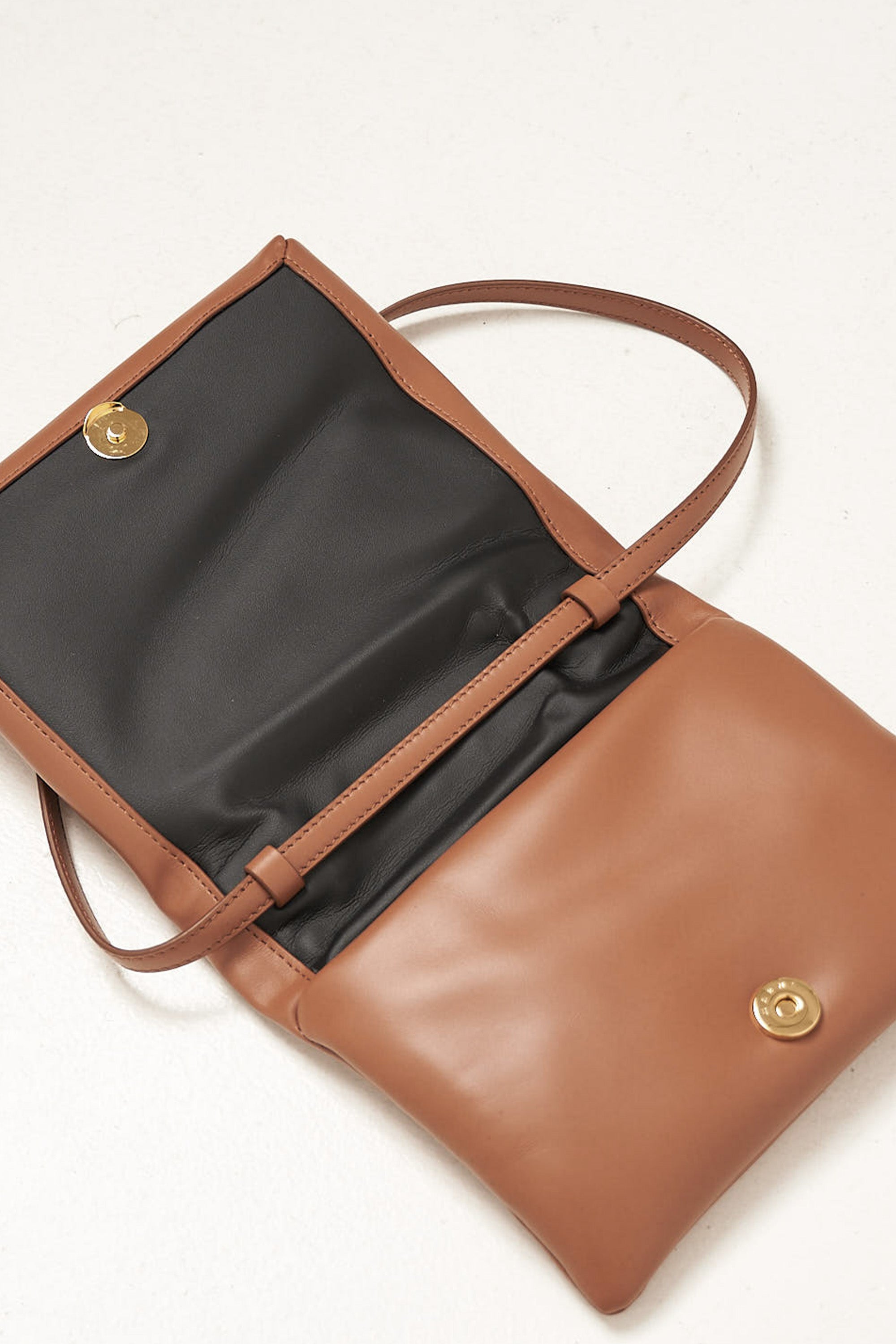 Mini Prisma Bag Cognac Hot på udsalg