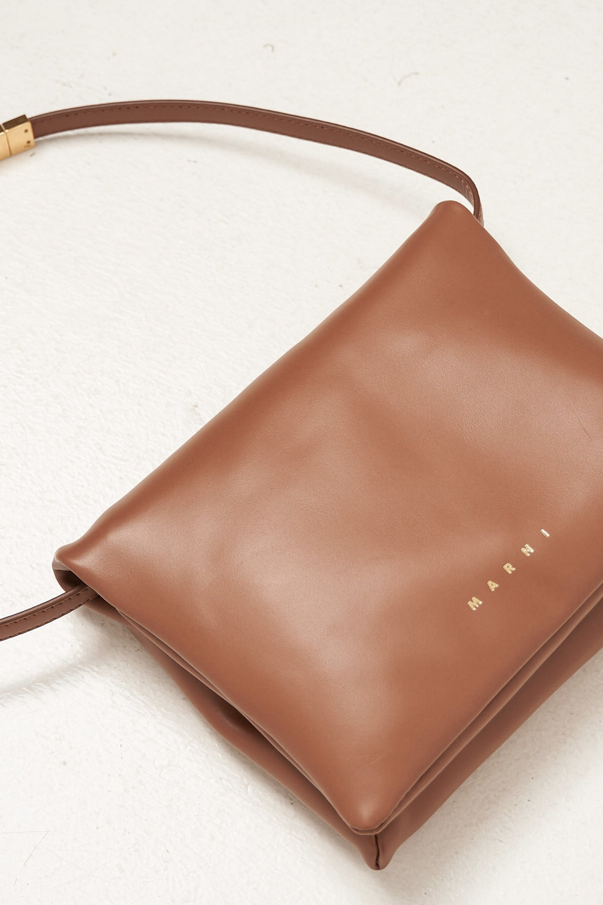 Mini Prisma Bag Cognac Hot på udsalg