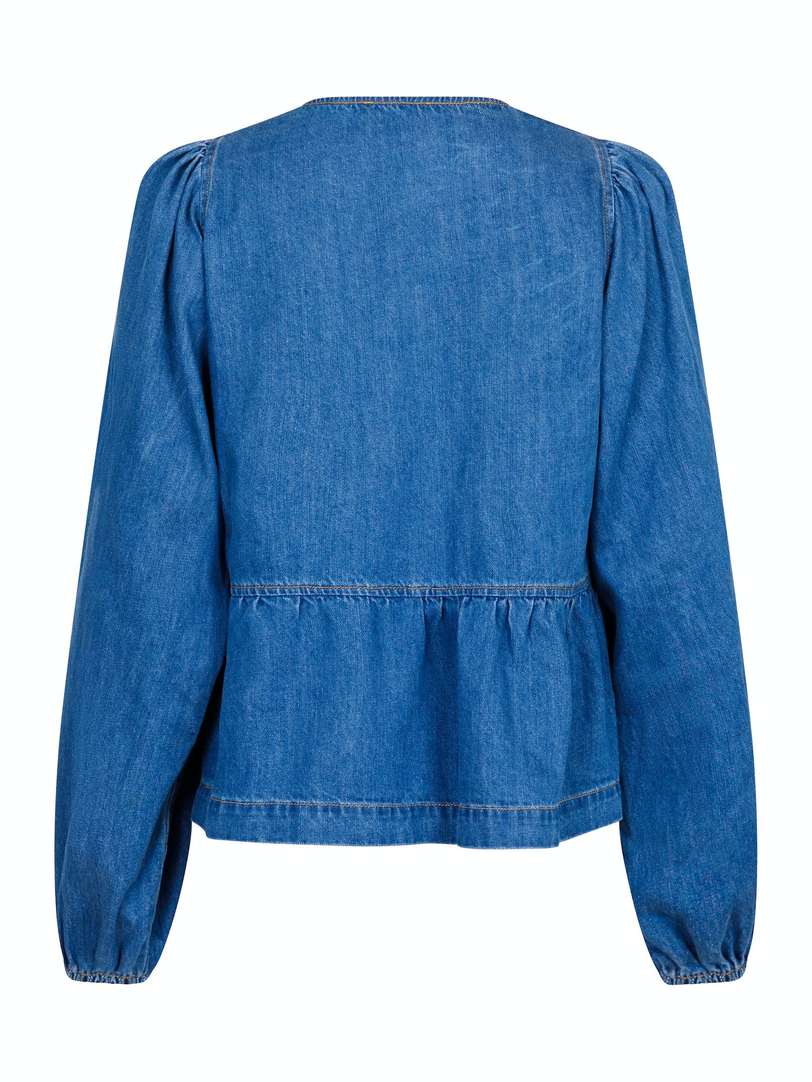 Neo Noir Esmée D Bluse Vintage Blue