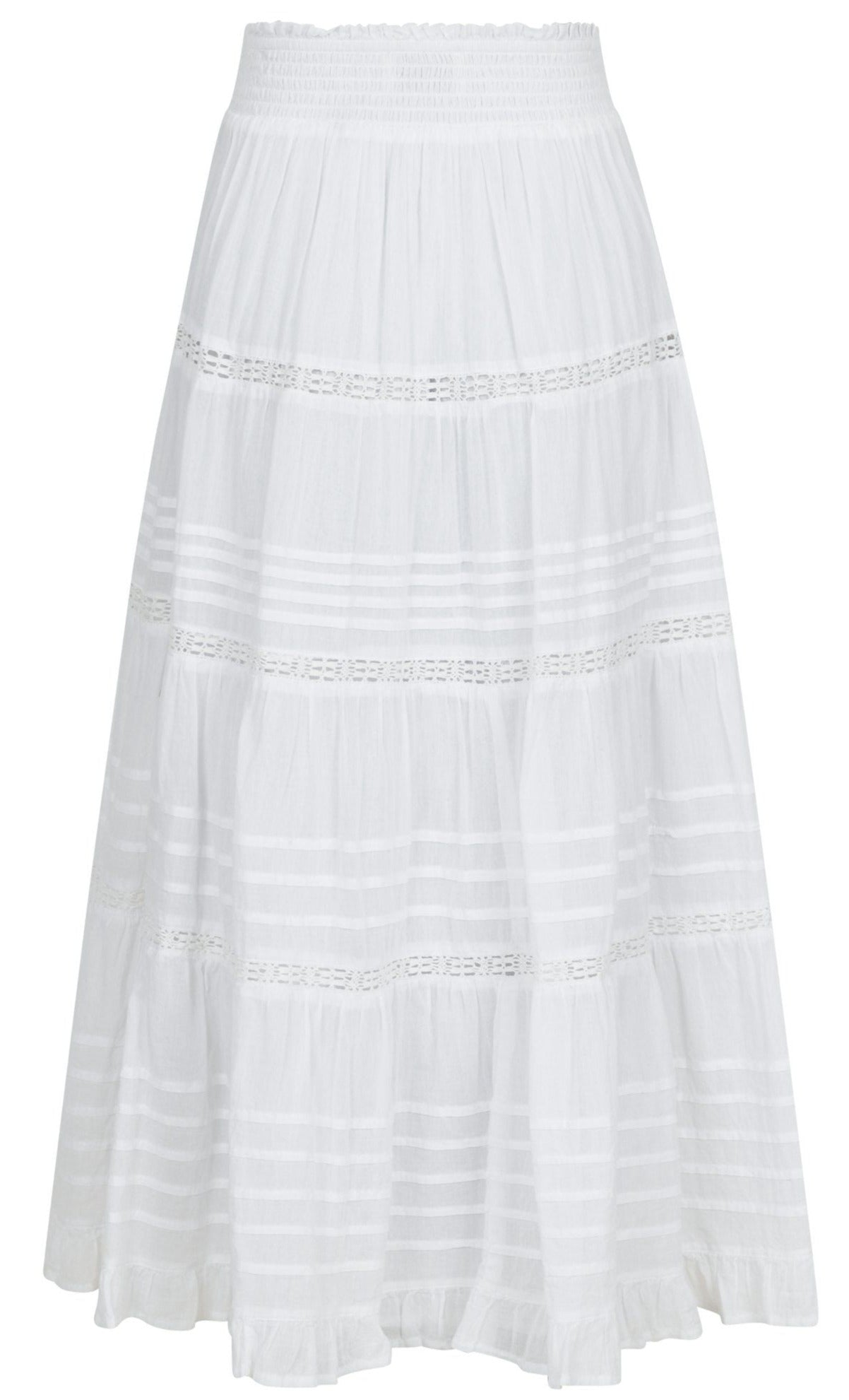 Neo Noir Felicia S Voile Nederdel NOS25 White Mode
