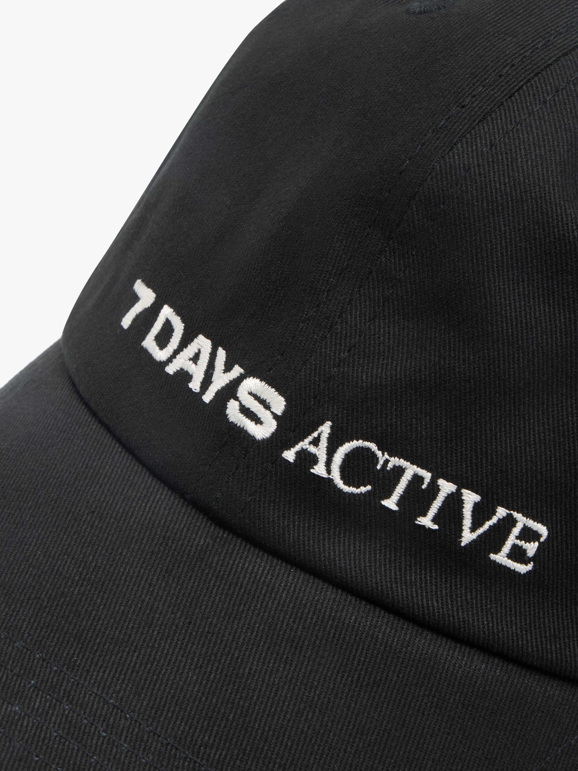 7 DAYS Active Logo Cap Black