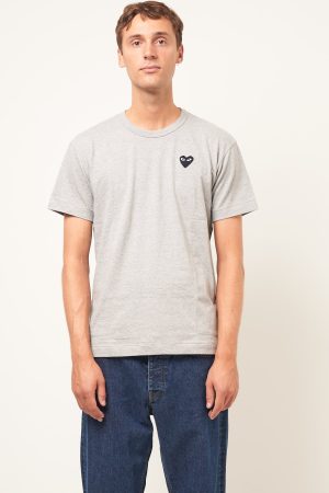 Black Heart T-shirt Grey Online Hot Salg