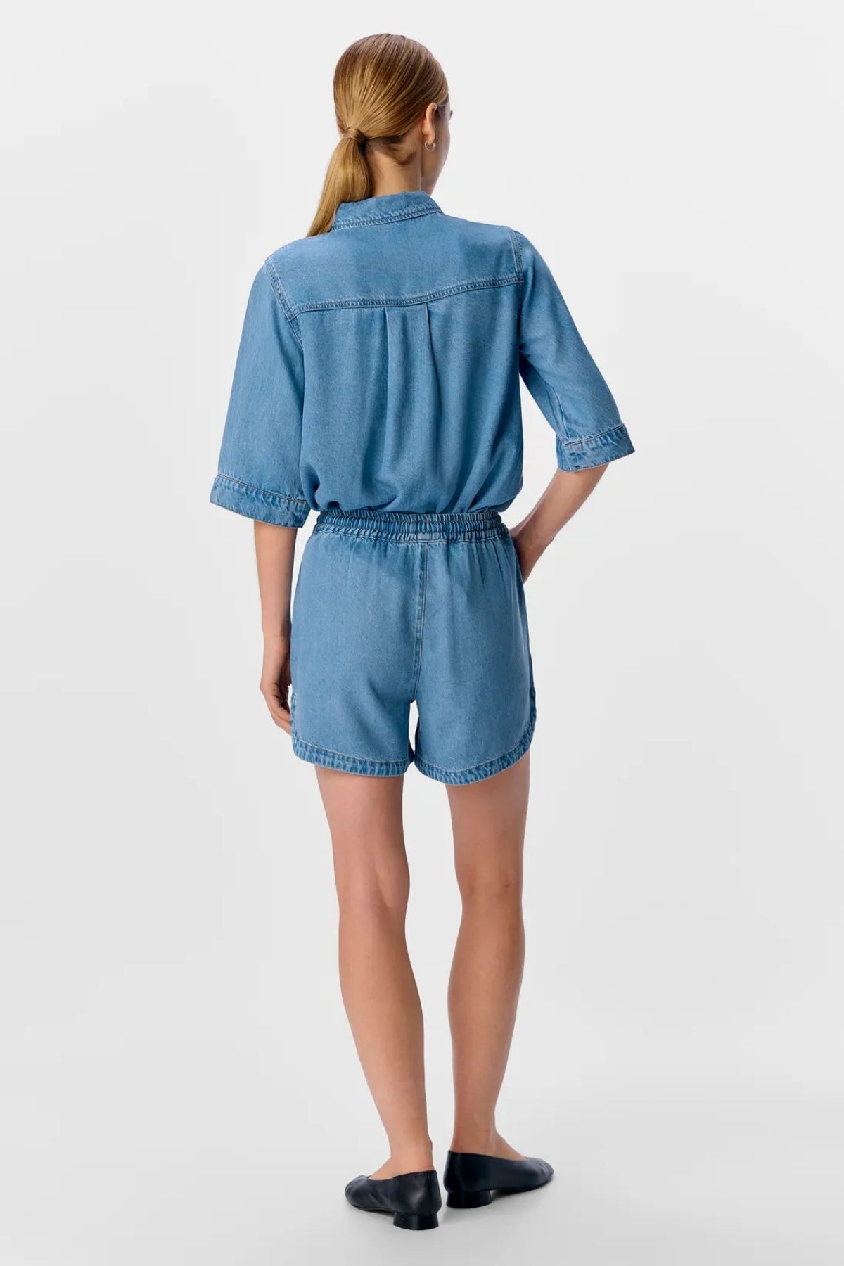 Frame Shorts - Lys Blå Denim på udsalg