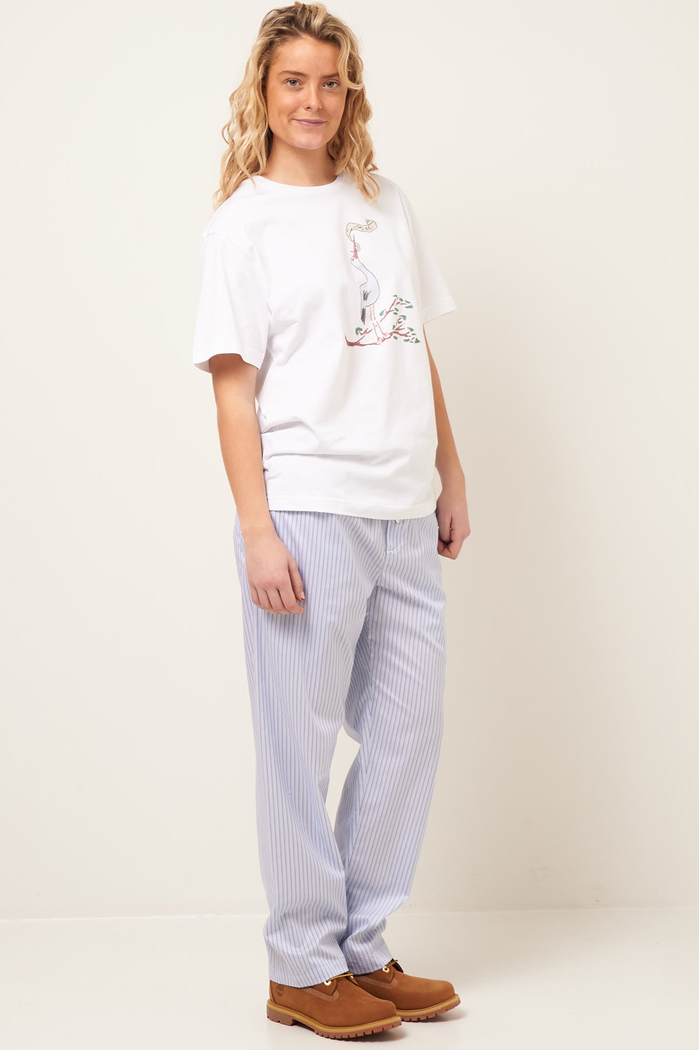 Stork with Banner T-Shirt Levere