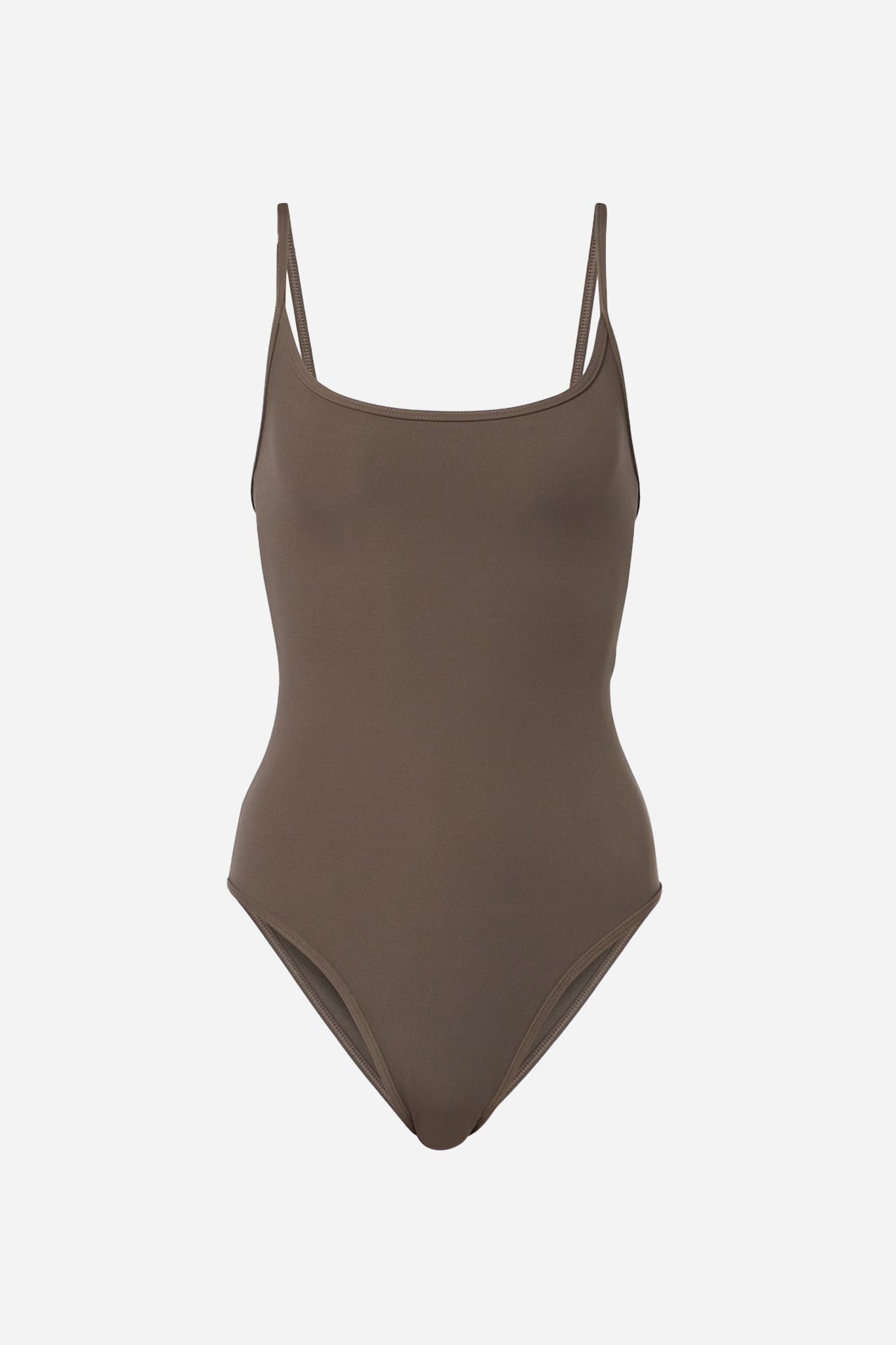 Stripe Edge Swimsuit Pepper