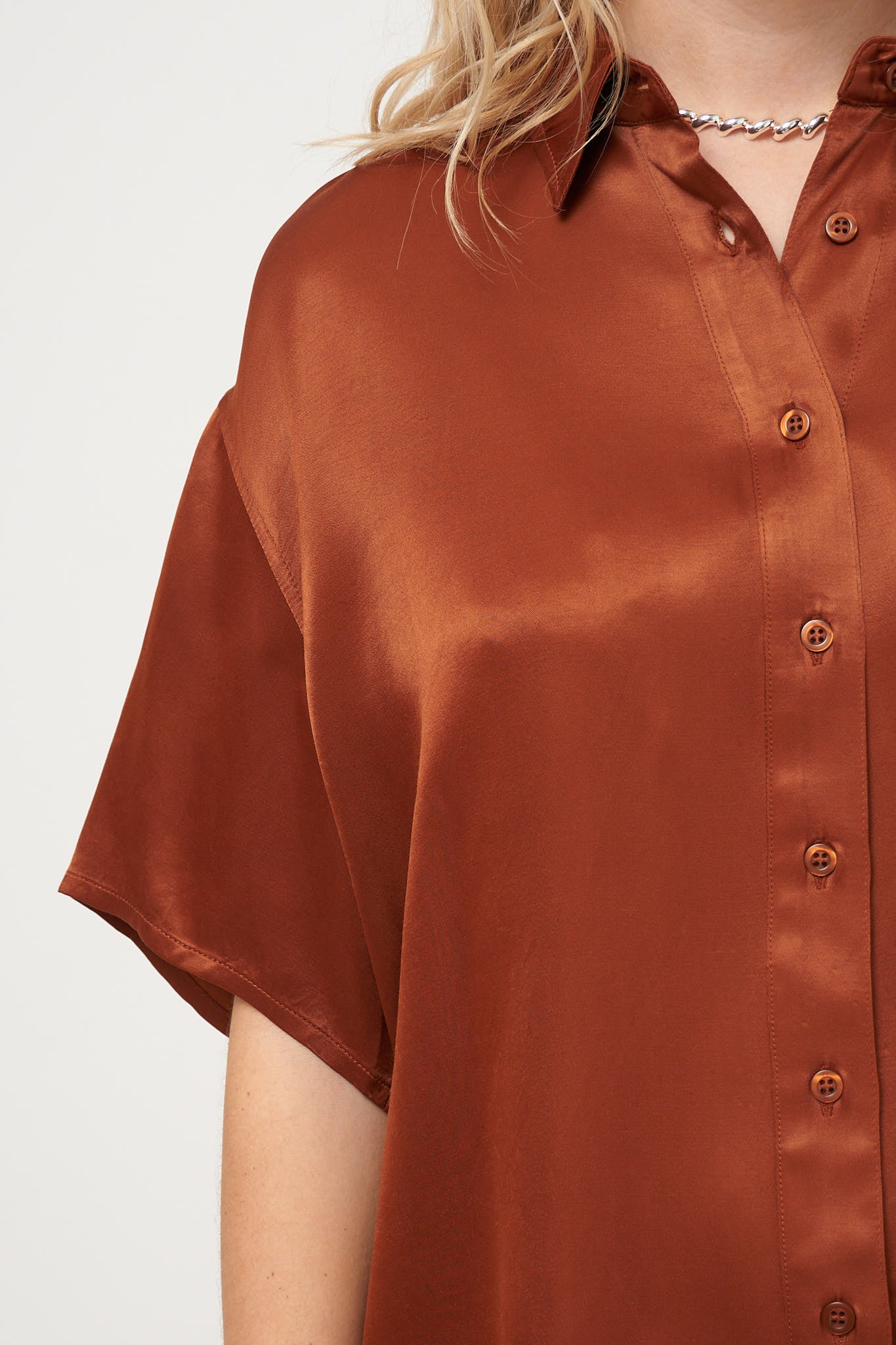 Unyl S/S Shirt Cinnamon Hot på udsalg