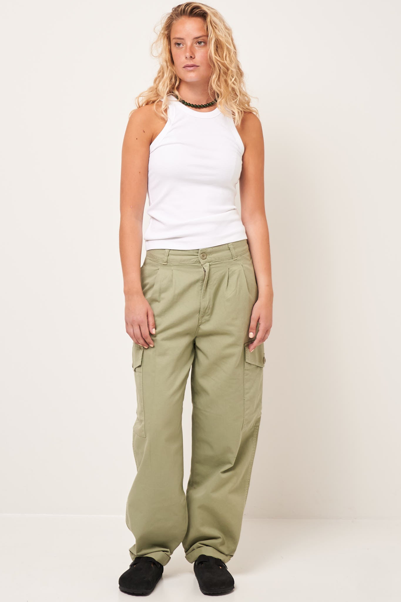 W' Collins Pant Misty Green Online nu