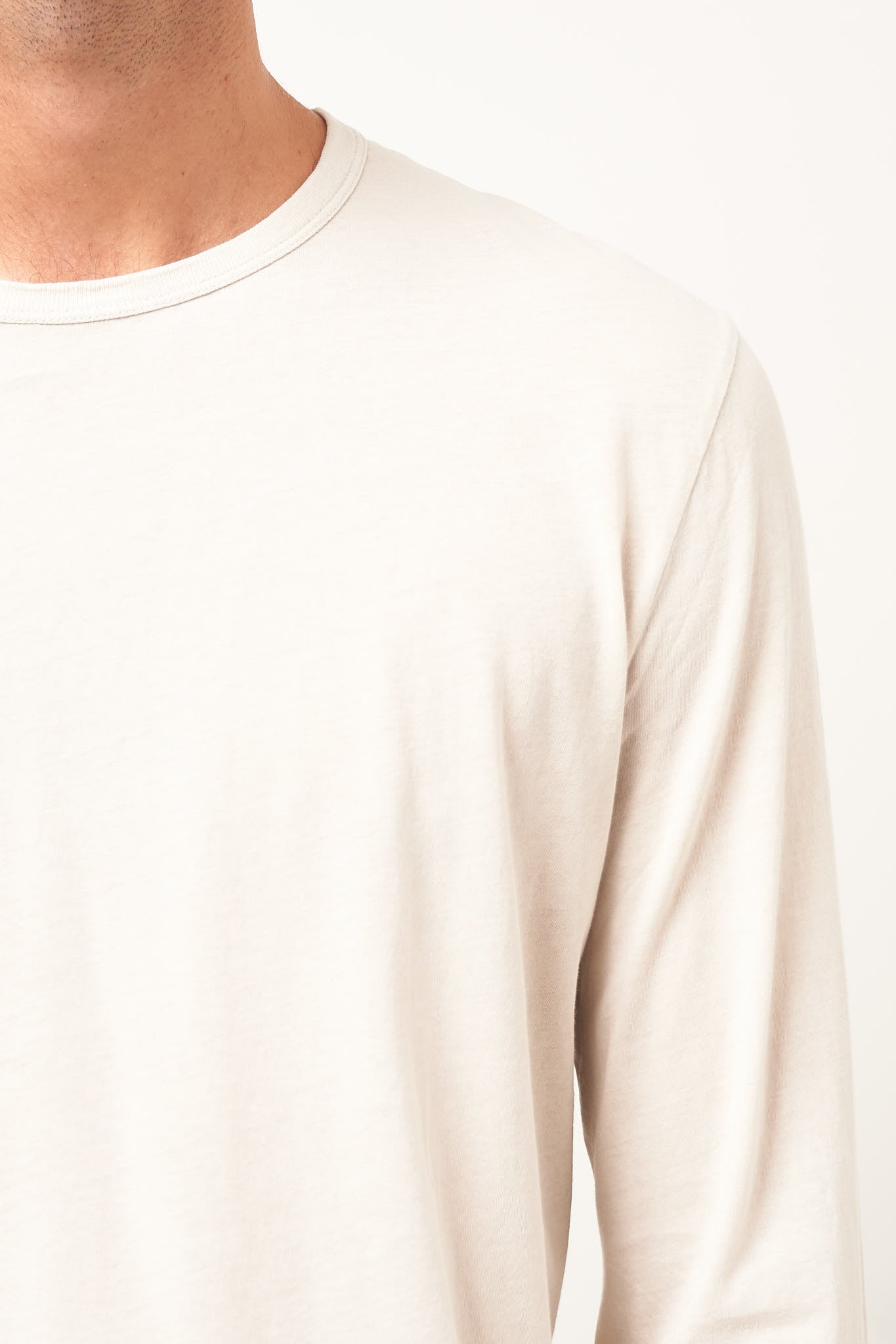 Devon L/S T-Shirt Vintage Ecru