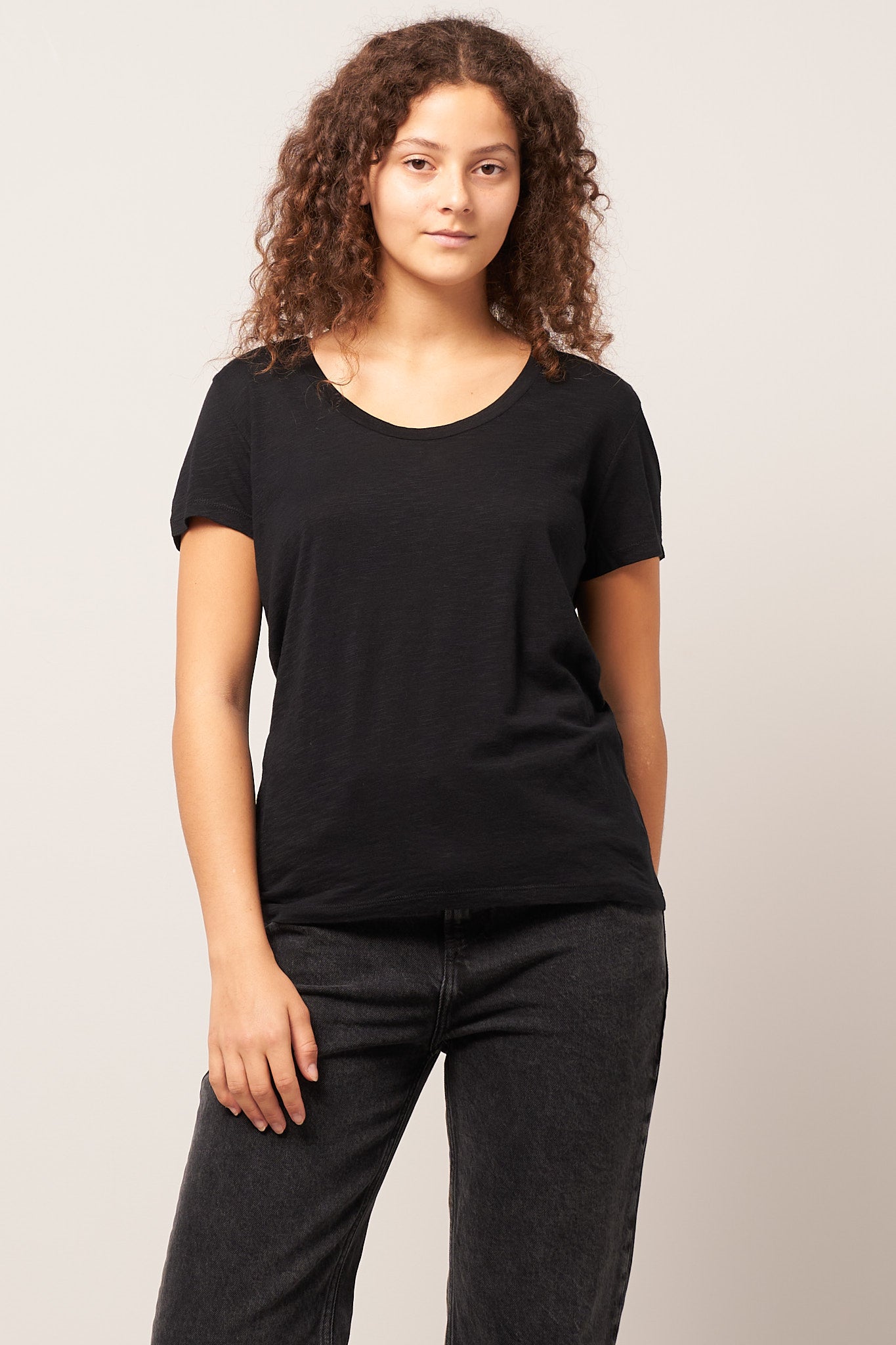 Jacksonville Round Neck T-shirt Black Online nu