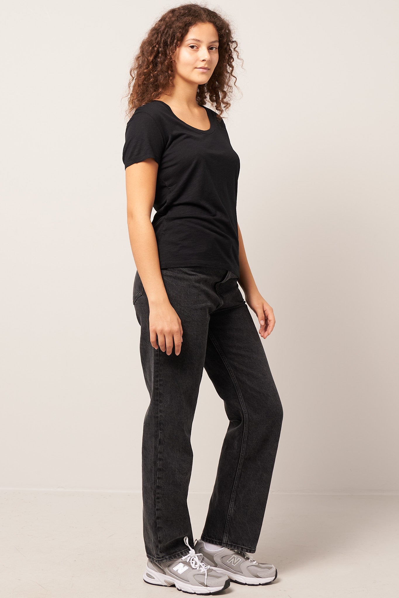 Jacksonville Round Neck T-shirt Black Online nu