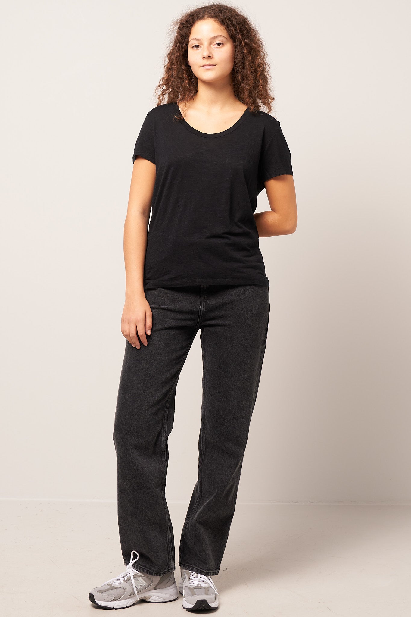 Jacksonville Round Neck T-shirt Black Online nu