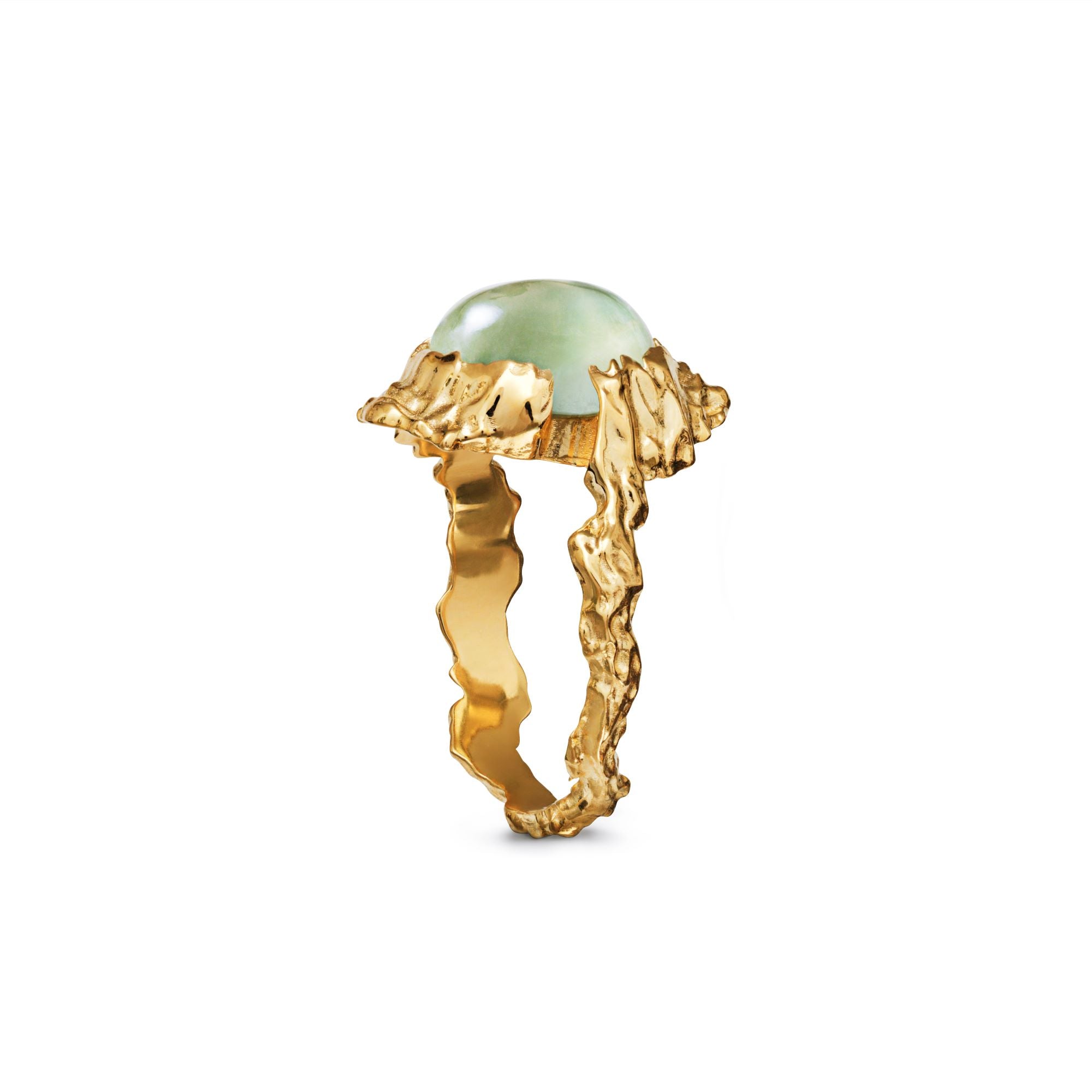 Maanesten Gudinde Ring Prehnit