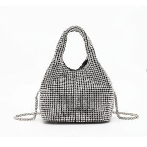 Marilyn Taske Silver Rhinestones Mode