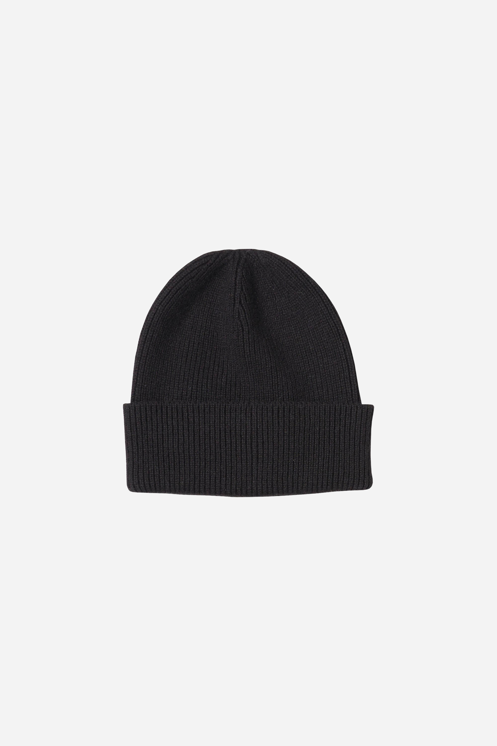 Winter Cashmere Beanie Black Rabat
