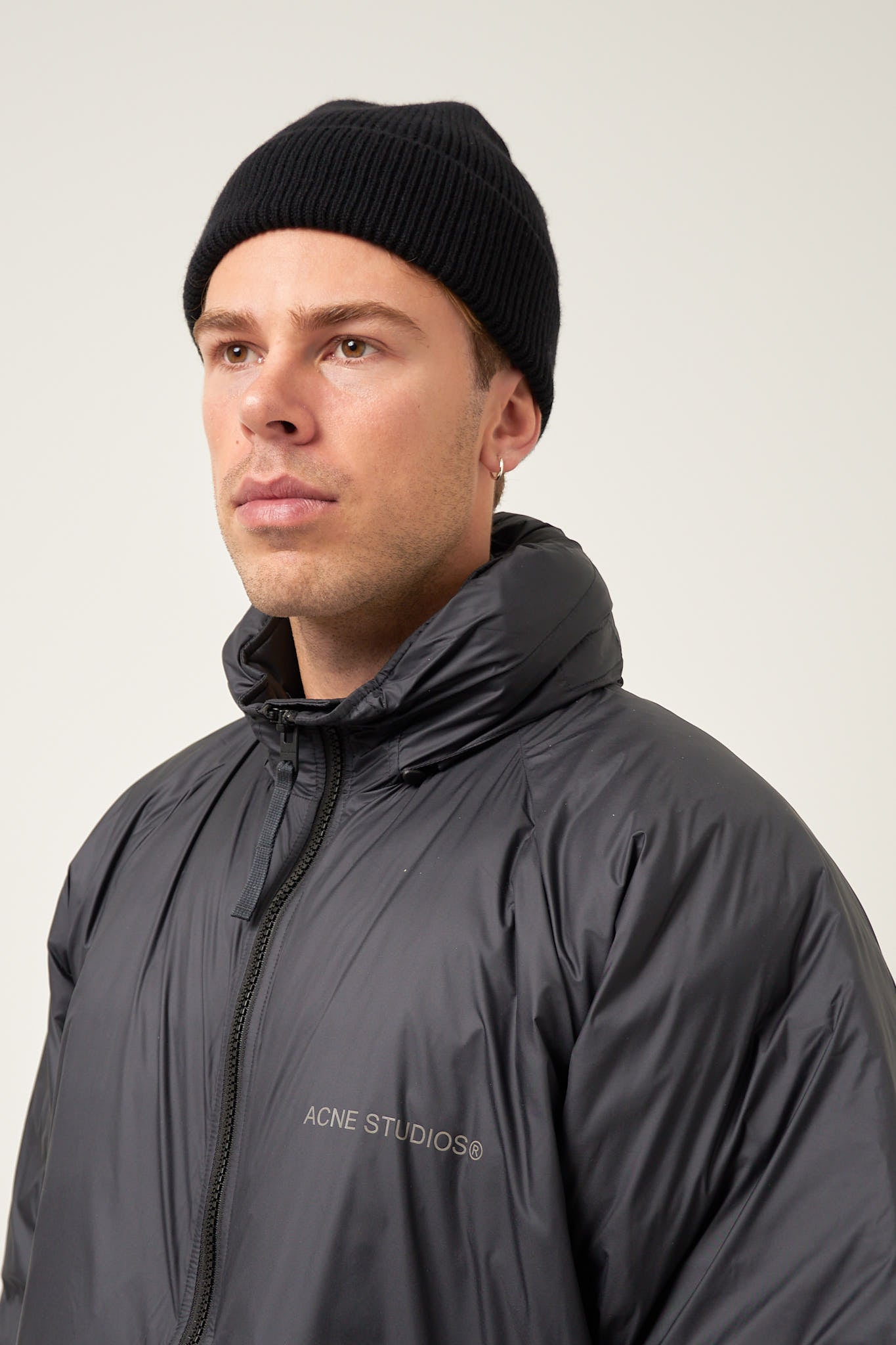 Winter Cashmere Beanie Black Rabat