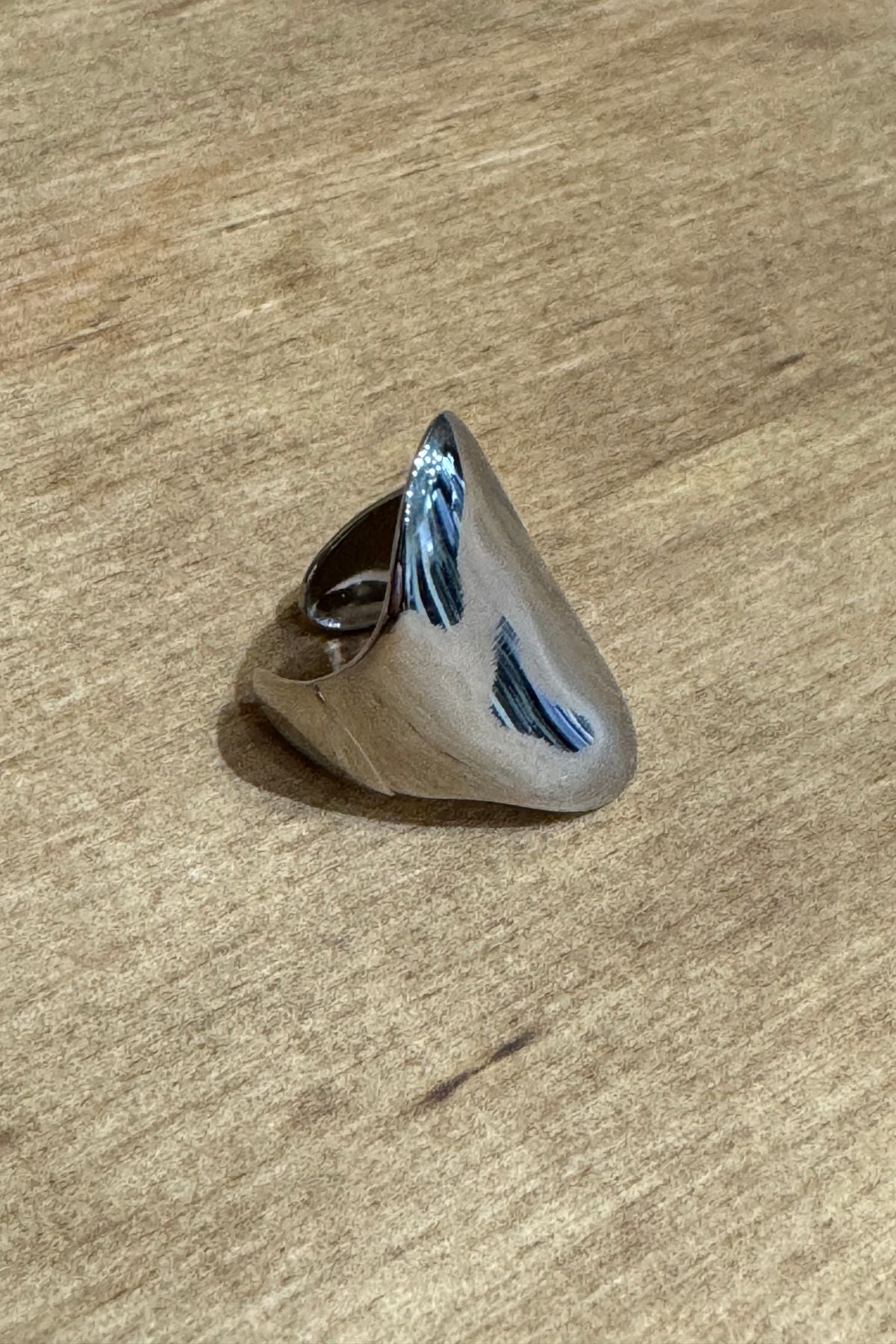 Ellie Luksuriøs Retro Åben Ring - Sølv (Sample)
