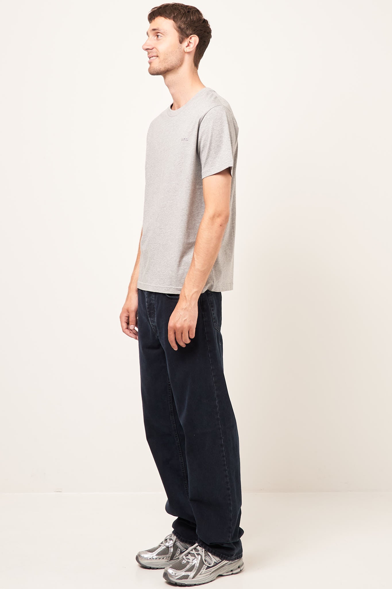 Standard APC T-Shirt Brodee Grey Melange Online