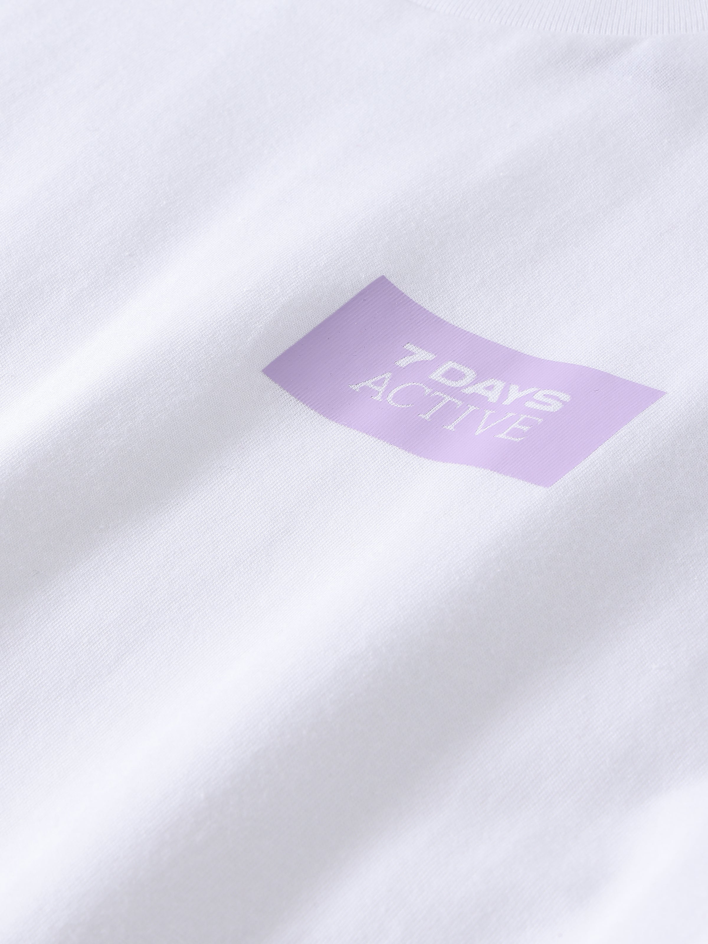 7 DAYS Active Organic Fitted T-Shirt Brilliant White