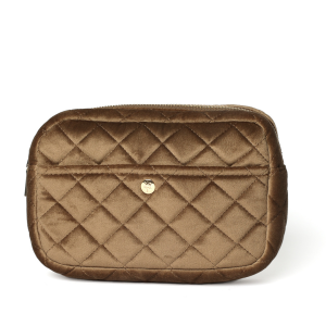 Fan Palm Medium Beauty Bag Hazelnut