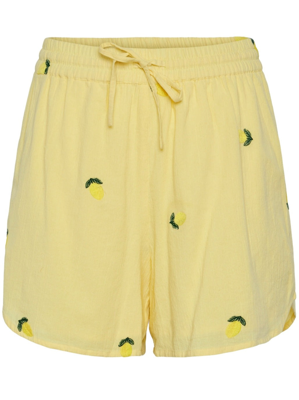 Pieces Selena HW Shorts Pale Banana Rabat