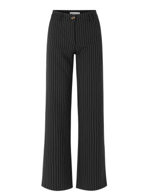 TALL levi bukser - sort stribet Online