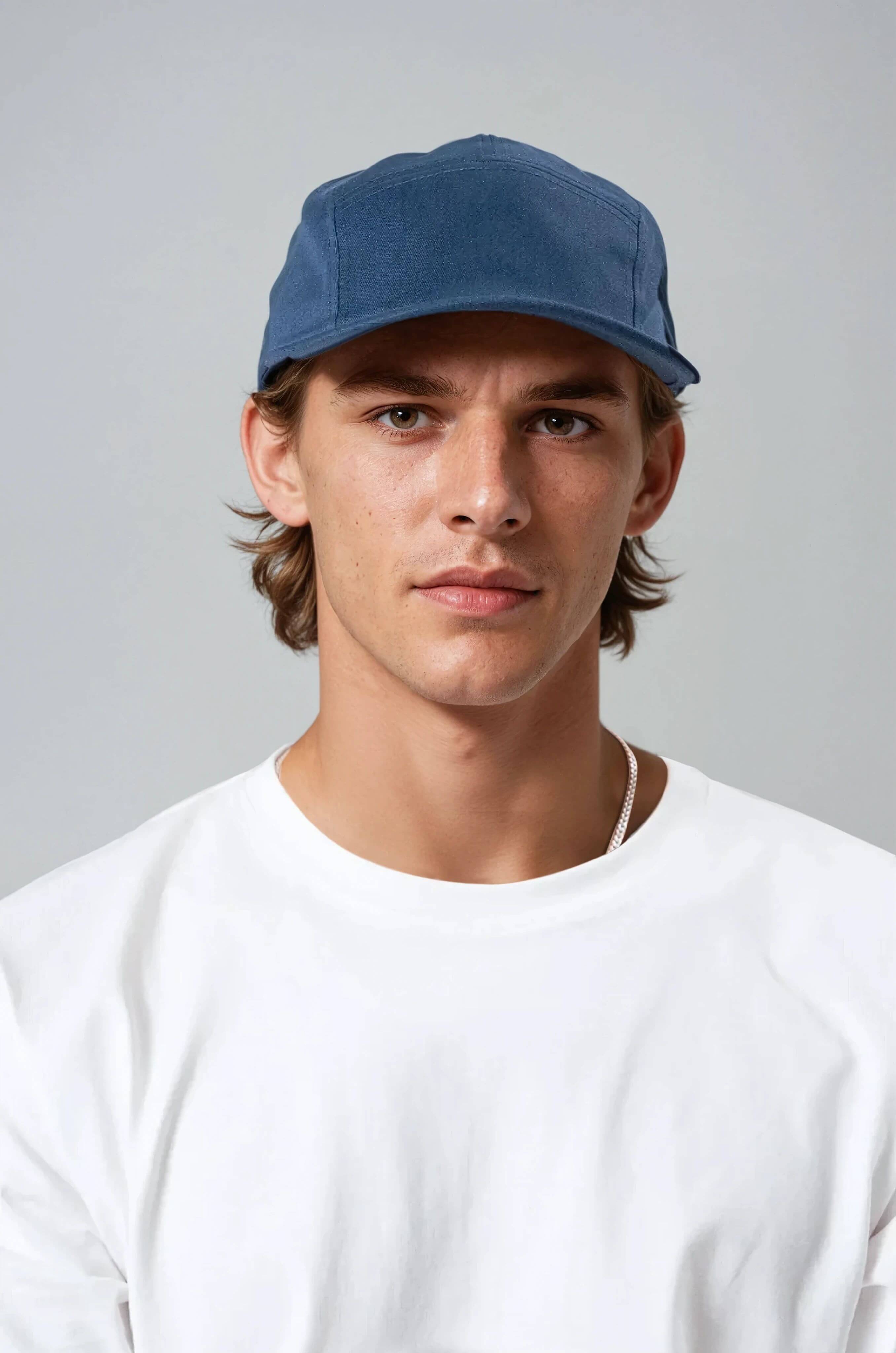 5 Panel Cap - Navy