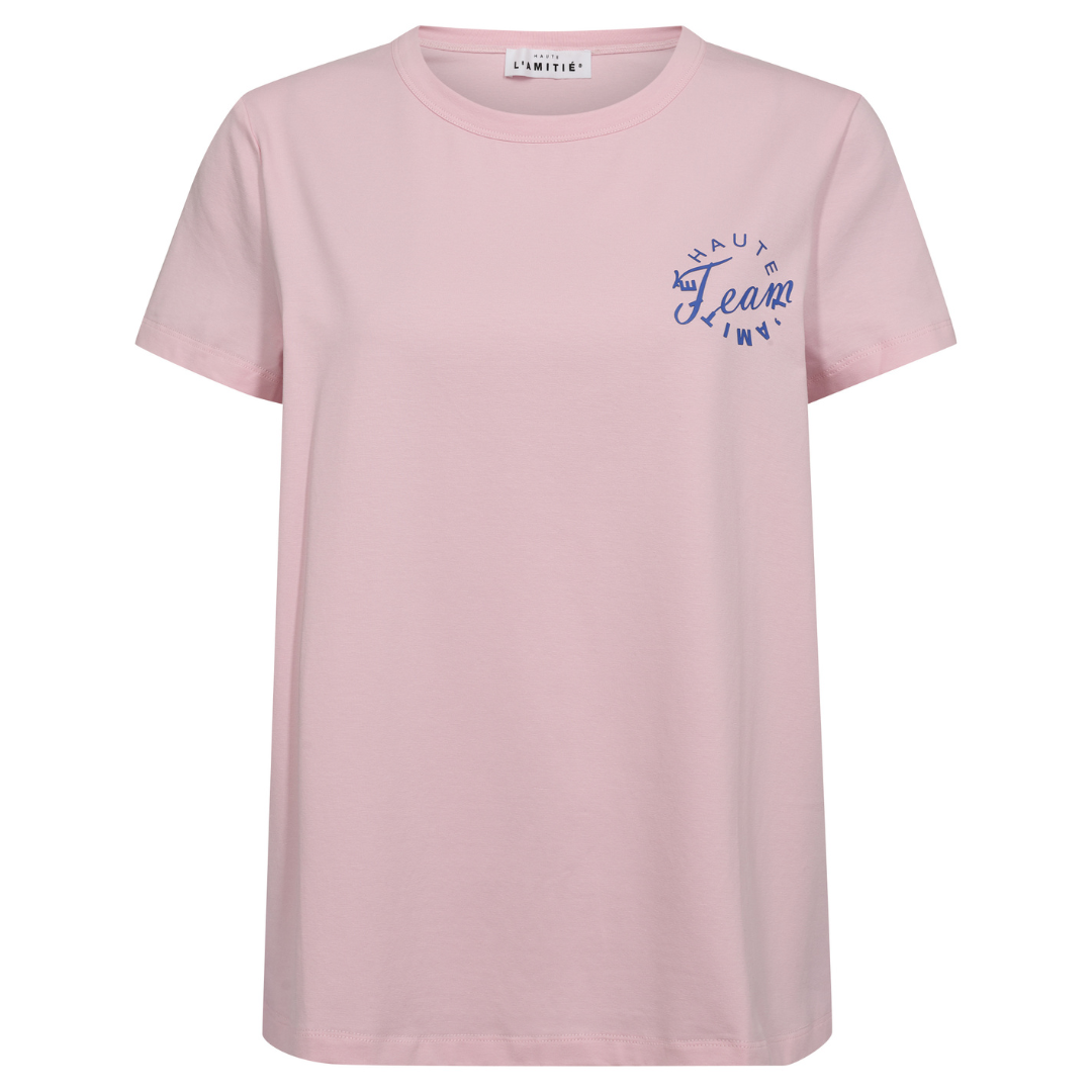 Haute L'Amitié Rub Team Logo T-shirt Candyfloss