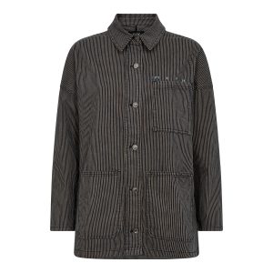 Ivy Copenhagen New Tanja Worker Jakke Wash Brooklyn Stripe Mode
